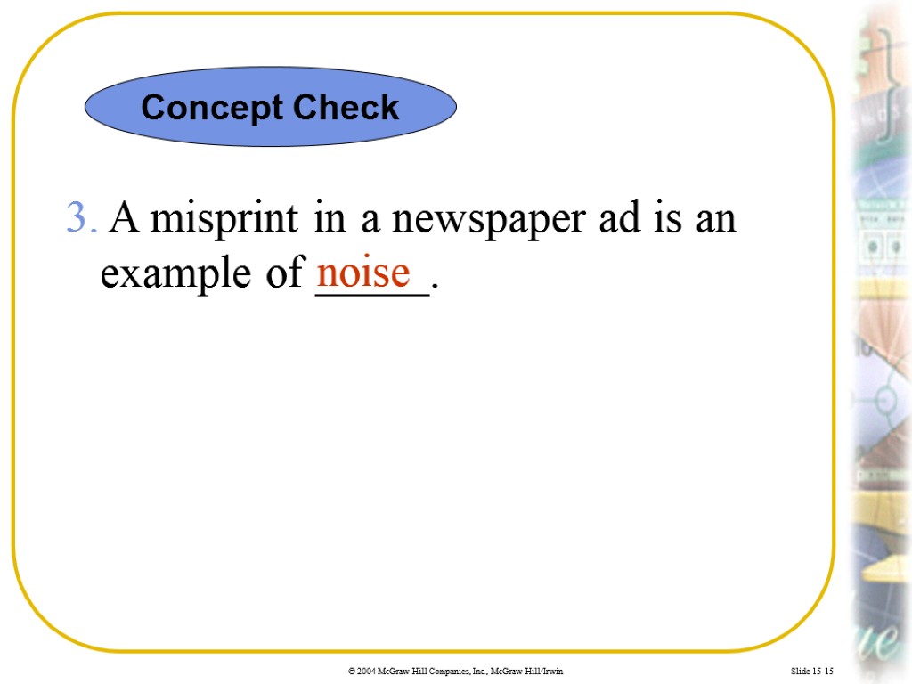 Slide 15-15 3. A misprint in a newspaper ad is an example of _____.